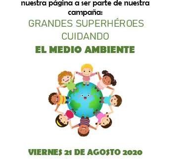 SUPERHÉROES CUIDANDO EL MEDIO AMBIENTE capacitación niños