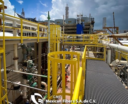 Escaleras Marinas de FRP Mexican Fibers