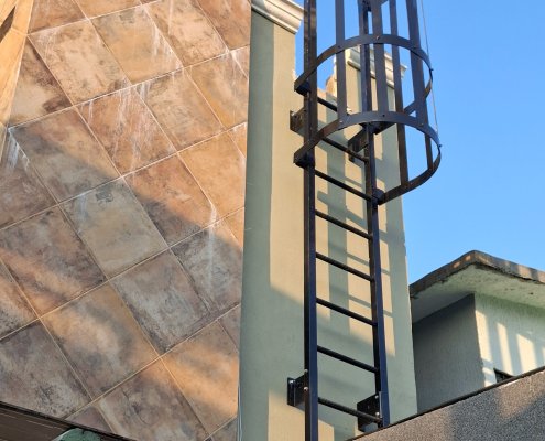 Escalera marina de prfv para zonas costeras