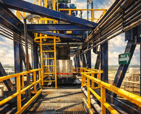 escaleras Industriales marca Mexica Fibers